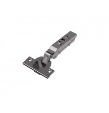 Петля для накладных дверей Alphalux Titan Clip-On, Soft-Close, угол открывания 100°, 48мм, чашка 35 мм, титан