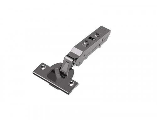 Петля для накладных дверей Alphalux Titan Clip-On, Soft-Close, угол открывания 100°, 48мм, чашка 35 мм, титан Петля для накладных дверей Alphalux Titan Clip-On, Soft-Close, угол открывания 100°, 48мм, чашка 35 мм, титан