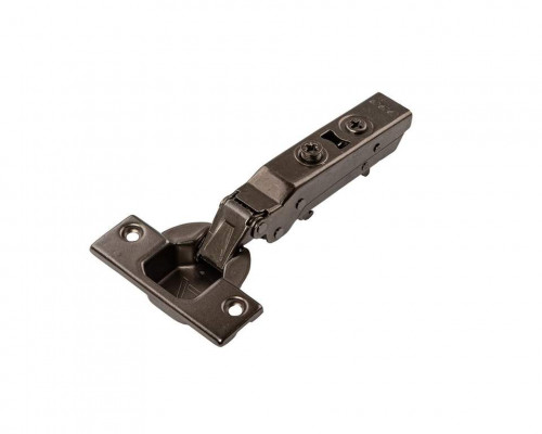 Петля для накладных дверей Alphalux Titan Clip-On, без доводчика, угол открывания 100°, 52 мм, чашка 35 мм, титан