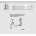 Петля для накладных дверей Firmax Click-on Soft-Close, угол открывания 155°, 48 мм, шуруп 1 шт.
