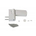 Петля дверная Maxbar PS27 (23-26,5/105-42) RAL9016 E, Белый