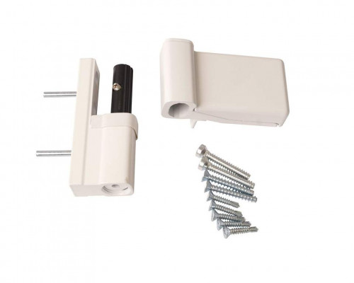 Петля дверная Elementis K-N (15-20 мм), на 120кг., Белый, RAL9016