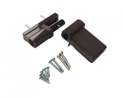 Петля дверная Elementis K-N (15-20 мм), на 120кг., Коричневый, RAL8019