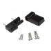 Петля дверная Elementis K-S (15-20 мм), на 100кг., Черный, RAL9005