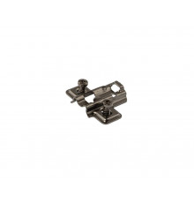 Планка монтажная для петель Firmax Smartline Clip On BLACK,Soft-Close,H=4, крестовая, евровинт