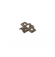 Планка монтажная для петель Firmax Smartline Clip On BLACK,Soft-Close, H=0, крестовая, под саморез