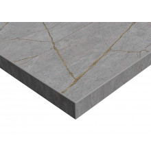 Плита ЛДСП ALVIC SYNCRON 1240*18*2750 мм, керамика золото 02 (Porcelain Gold 02 JA),  двустороннее тиснение