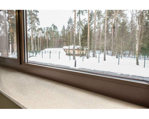 Подоконник древесно-пластиковый Moeller LD S 30 /700/ КРЕМ-БРЮЛЕ ГЛЯНЕЦ /6,0м/