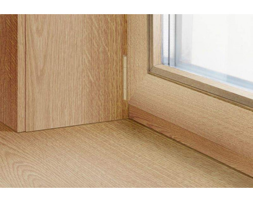 Подоконник древесно-пластиковый Moeller LD S 30 /600/ С 2 КАПИНОСАМИ СВЕТЛЫЙ ДУБ МАТОВЫЙ /6,0м/
