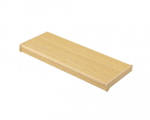 Подоконник древесно-пластиковый Moeller LD S 30 /600/ С 2 КАПИНОСАМИ СВЕТЛЫЙ ДУБ МАТОВЫЙ /6,0м/