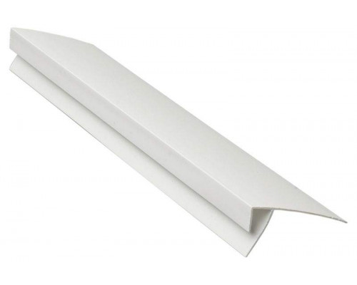 Профиль (F) конечный Bauset TPL 10х45мм белый 6,0 м Профиль (F) конечный Bauset TPL 10х45мм белый 6,0 м
