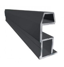 Профиль-ручка трапециевидная Classic Slim, алюминий, L=5400 мм, черный муар. 1 шт.