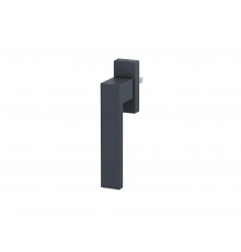 Ручка оконная Internika DUBLIN 35 мм, алюминиевая, 2 винта, антрацит матовый RAL7016M (45°) 1 шт.