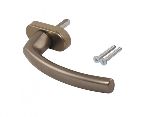 Ручка оконная Internika FILIZ, 45 мм, 45°, 2 винта, титан