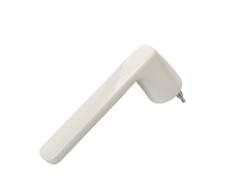 Ручка оконная без розетки Horvik кругл., бел., 2 винта