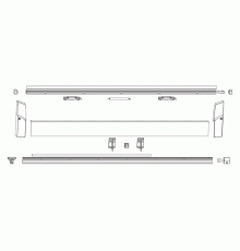 Шины SKB-S/SE/Z 1051-1250, комплект белый