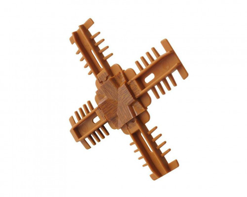 Соединение декоративное крестовое Isabel, золотой дуб