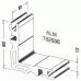 Соединитель угловой ALUMARK для ALM252200, ALM290101, ALM290102
