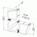 Соединитель угловой ALUMARK для ALM270103