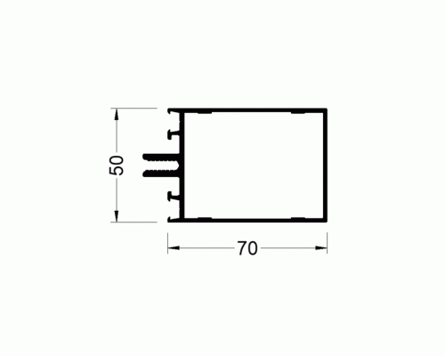 Стойка и Ригель 70 мм 6,8м 9016