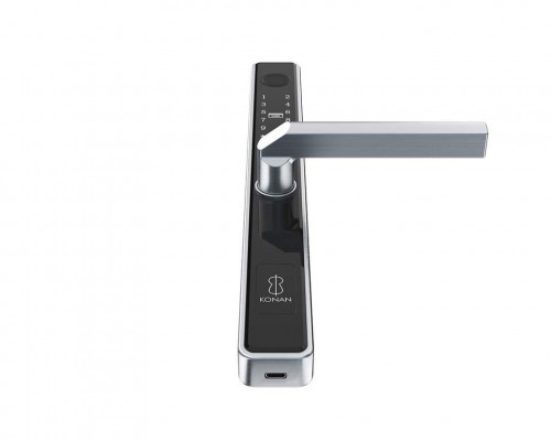 Умный электронный замок Konan Q1 MAX (с замком, нажимной гарнитур)