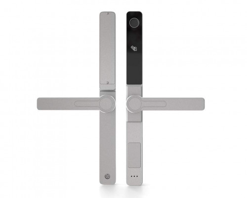 Умный электронный замок Konan Z1 silver (с замком, нажимной гарнитур) Умный электронный замок Konan Z1 silver (с замком, нажимной гарнитур)
