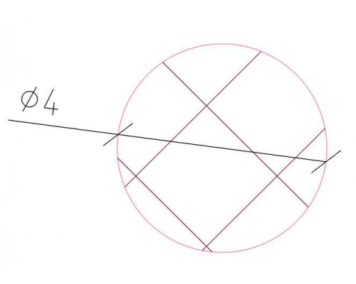 Уплотнительный шнур диаметр 4,0 мм 150м EPDM цвет черный
