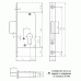 3203436 Замок KFV ригельный 50/PZ/F16/45 1 шт.